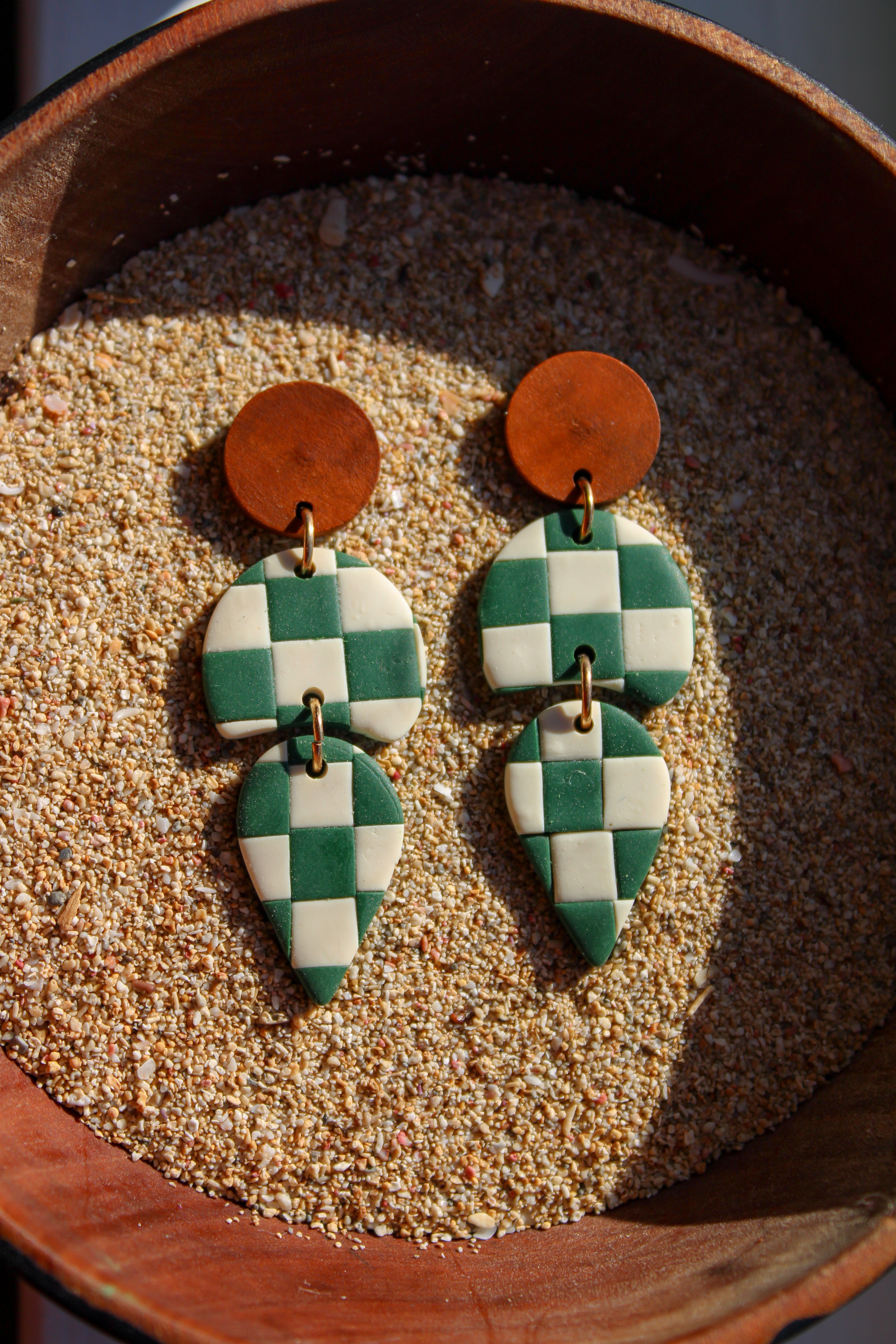 Checkered Dagger Dangle